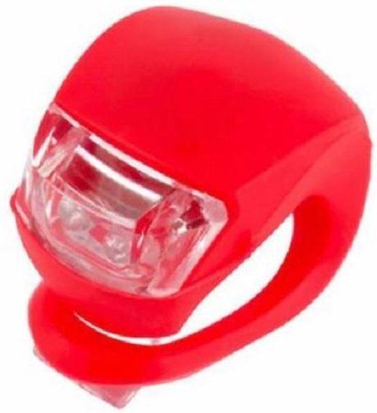 Jumada's - Fietslamp LED - Fietslicht - Waterdicht - Rood - 100 lm - 50 m Bereik