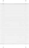 vidaXL Plissé rolgordijn 85x150 cm stofbreedte 84,4 cm polyester wit