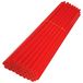 cyclingcolors 72 x spaakafdekking wiel voor achter velg buis rietje sleuf 235 mm (21 inch) ideaal fiets BMX Fixie motorfiets bromfiets Pit Dirt Cross (rood)