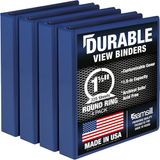 Samsill Duurzame 1,5 inch bindmiddel, blauw, 4 stuks (MP48452)