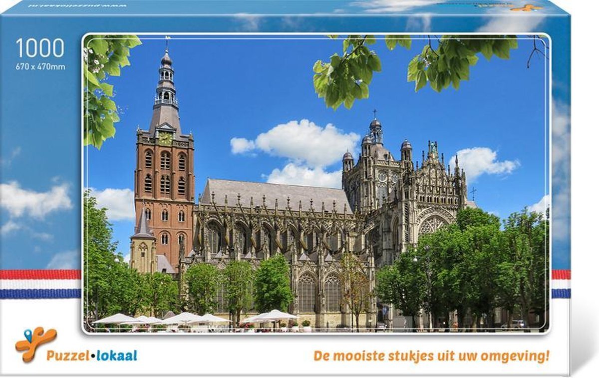 Puzzellokaal Puzzels - Sint-Janskathedraal - Den Bosch - Legpuzzel - 1000 stukjes