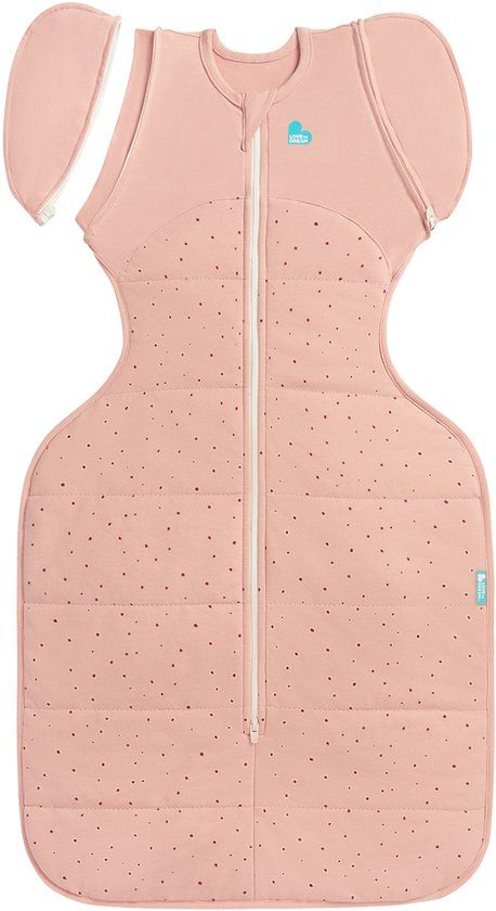 Love to Dream Babyslaapzak Swaddle Up™ - Inbakeren afbouwen - Baby 3-6 maanden - 6-8.5 kg - Winter - Rose