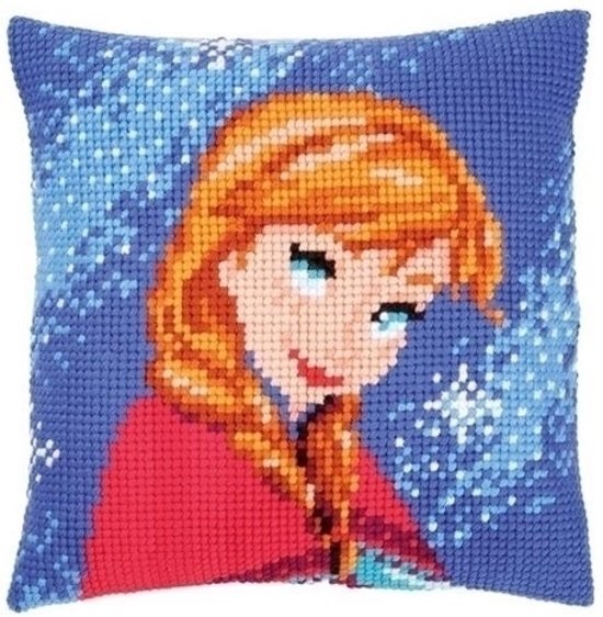 Vervaco Disney Frozen Kruissteekkussen Anna 0165923