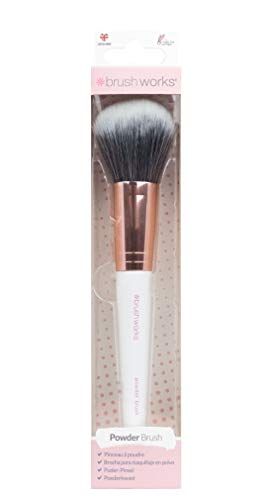 Brushworks Poederkwast - Wit & Goud - 100 g - 5060455146154