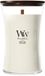WoodWick Hourglass Large Bougie parfumée - White Teak - Blanc