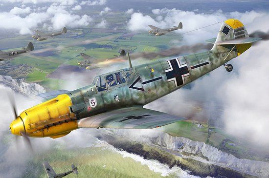 HobbyBoss Messerschmitt Bf109E-4 Modelbouw Vliegtuig Plastic 1:48