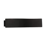 GARDINIA gordijnhouder Indira met magnetische sluiting, gordijnhouders voor gordijnen, 13 x 3 cm, metaal, zwart
