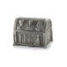lachineuse Farao doos van staal - 10 x 7,5 x 7,5 cm - decoratie antiek Egypte - Sieradendoos, sleutels, horloge - cadeau-idee voor decoratie Urn - Kleur: metaal