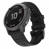 By Qubix - Siliconen bandje - Zwart - Geschikt voor Garmin Fenix 9 / 9 pro - 51mm