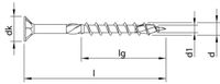 HECO TOPIX-Plus spaanplaatschroef 6x50mm - platkop - RVS - deeldraad - HD-30 - 61804 (Per 200 stuks)