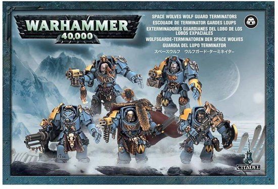 Games Workshop Space Wolves Wolf Guard Terminators - 5011921016587