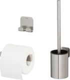 Tiger Colar toiletaccessoireset - toiletborstel met houder - toiletrolhouder - haak - rvs geborsteld