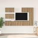 Maison Exclusive - Meuble TV, 6 pièces, 30,5 x 30 x 90 cm, chêne artisanal