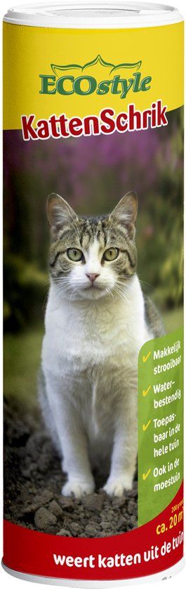 ECOstyle KattenSchrik - Kattenverjager voor Buiten - 400 GR