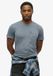 Superdry Classic Essential T-shirt met Zak Heren Blauw S