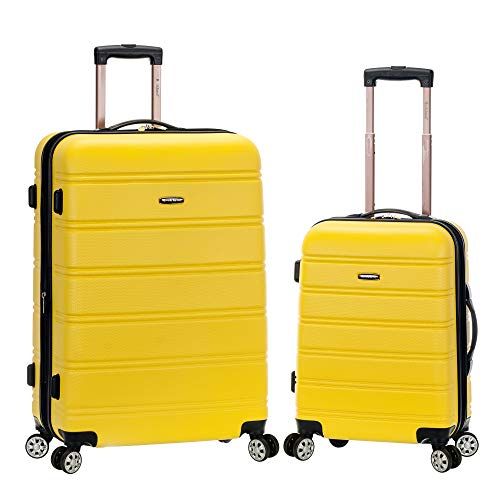 Rockland 20\"28\" 2PC Explorer ABS SPINNER SET - F225-YELLOW
