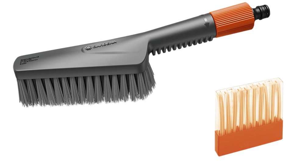 GARDENA - Cleansystem schoonmaakset met handborstel S Soft - zeepstaafjes