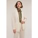 Motivi Blazer à un bouton avec martingale Blanc Taille : 40