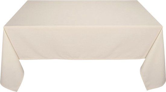 Treb Horecalinnen Tafelkleed Ivory 163x163cm - Vierkant - Kunststof