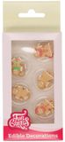 FunCakes Suikerdecoraties - Gingerbread - 12 Stuks - Eetbare Taartdecoratie