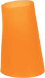 Spirella Tandenborstelhouder Beker - Tumbler Badkamer - Tandpasta Houder - Frosty Orange - 8 x 12,5 cm