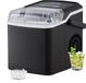 VEVOR Machine à glaçons, Acier inoxydable, 11,8 kg/24h, Prête en 7 minutes, Capacité de stockage de glace de 0,6 kg, Avec fonction autonettoyante