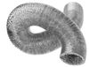 Merkloos Ventilatiekanaalbuis 5 m Ø 65 mm Aluminium Folieslang