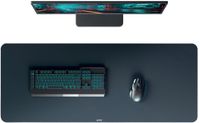 Leitz Grande Tapis de Souris Gaming 100x40 cm - Antidérapant - Lavable - Sous-main pour Clavier & Souris - Gris Foncé