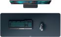 Leitz Grande Tapis de Souris Gaming 100x40 cm - Antidérapant - Lavable - Sous-main pour Clavier & Souris - Gris Foncé