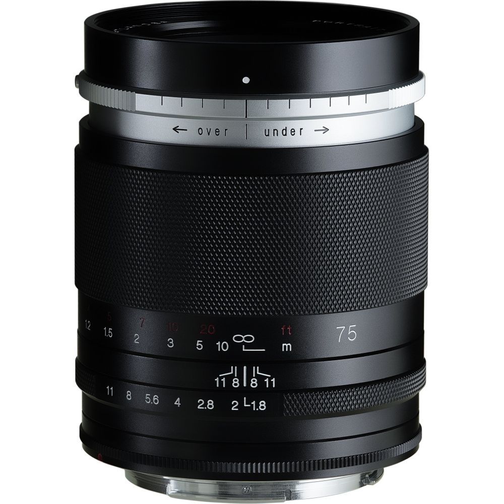 Voigtlander Voigtländer Portrait Heliar 75mm F/1.8 Canon RF zwart
