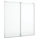 vidaXL Whiteboard magnetisch inklapbaar 100x100x1,7 cm aluminium