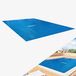 Arebos Bâche de piscine - Bâche solaire pour piscine - 3 x 2 m - Rectangulaire - Bleu