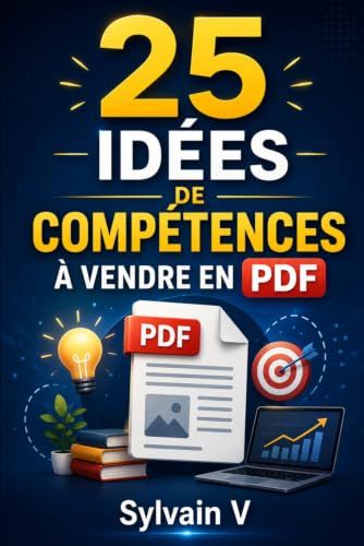 25 idées de Compétences à Vendre en PDF: les 25 niches les plus rentables pour créer et vendre vos fichier PDF