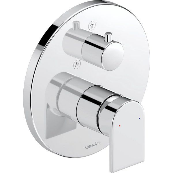 Duravit Tulum by Starck Eéngreeps Douchemengkraan Inbouw Chroom TU4210012010