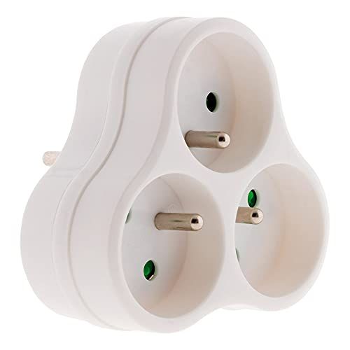 Zenitech Triplite 3x16A triangulaire - blanc