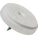 Adsamm FP-S-WH-40-4 4 x viltglijders met schroef, wit, Ø 40 mm