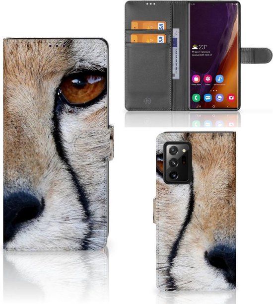 Bookcase Samsung Galaxy Note20 Ultra - Cheetah - B2Ctelecom