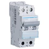 Hager M-serie, automatisch, magnetisch, m, gebogen, C, 6 Ka, 2 polen, 3 A
