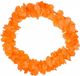 Non-branded Set of 12x pieces hawaii flower garlands neon orange
