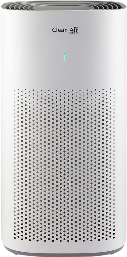 Clean Air Optima CA-507 Smart - Smart HEPA Ionisator Luchtreiniger - 360° Airflow - Extreem stil - 20 m² - Lichtgrijs/Wit