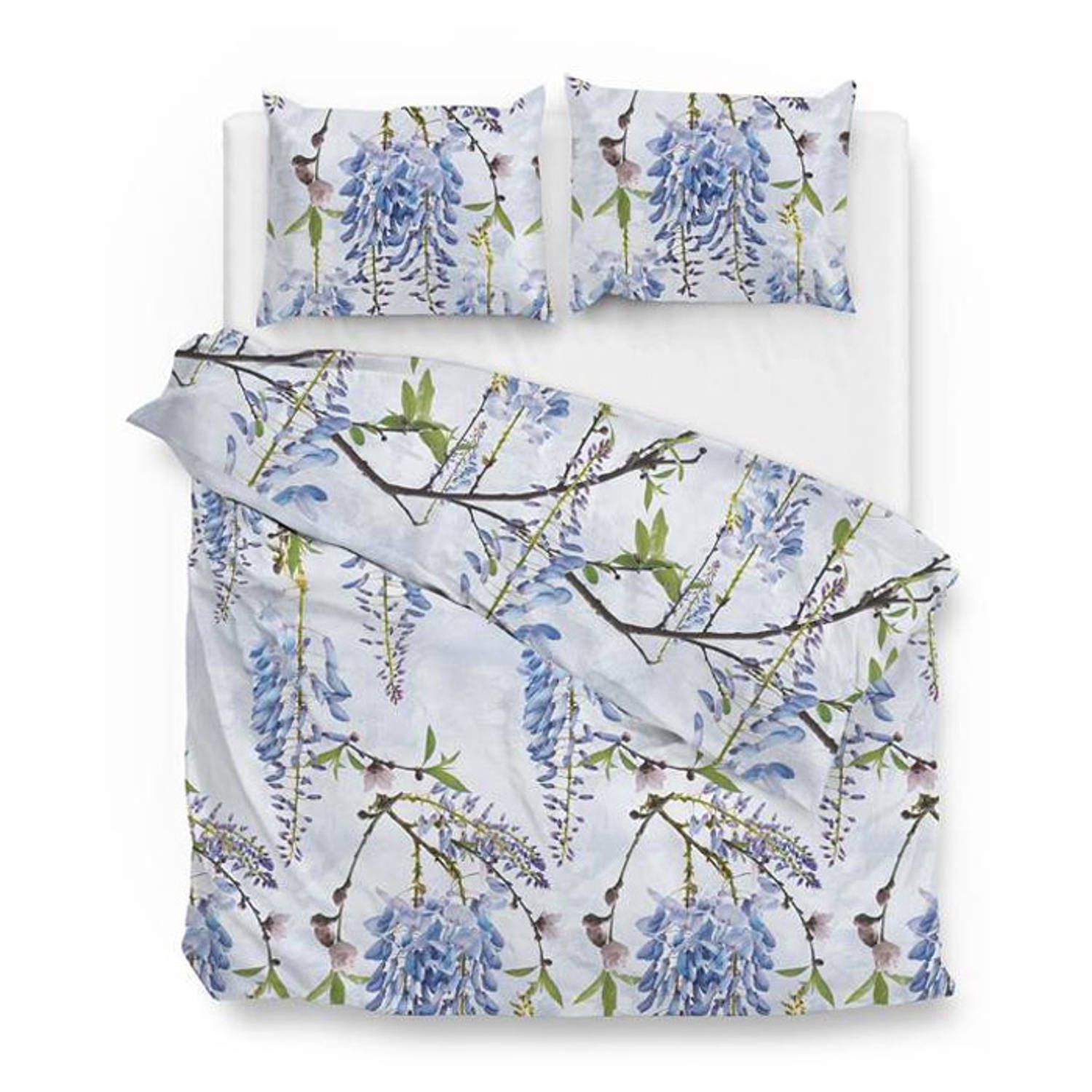 Zo!Home Kalili Dekbedovertrek - Blauw - Lits-Jumeaux XL 260x200/220 cm
