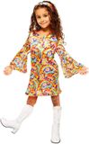 Amscan Kinderkostuum Rainbow Hippie Meisjes Maat 6-8 Jaar