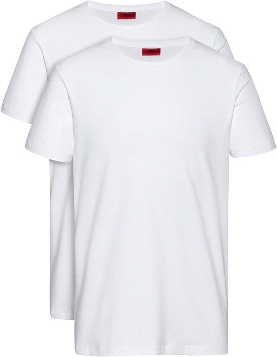 HUGO Round Neck T-shirt Met Korte Mouwen Heren - White - L - 2-pack