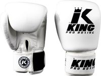 King Pro Boxing Bokshandschoenen - BGVL 3 - Wit / Zwart 16 oz