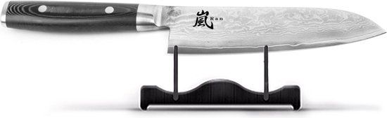 Yaxell Ran Santoku Koksmes 16.5cm - VG10, 69-Lagen Damast, Canvas-Micarta Heft