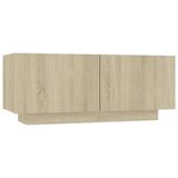 VidaXL Tv-meubel 100x35x40 cm bewerkt hout sonoma eikenkleurig