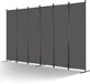VEVOR Scheidingswand 311cm 6 Panelen Kantoor Privacyscherm Grijs