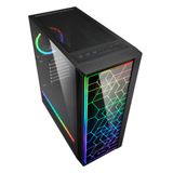 Sharkoon RGB LIT 100 Computerbehuizing Zwart