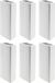 Merkloos / Sans marque 6x Radiator luchtbevochtigers wit 21 cm - Verdamper