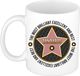 Bellatio Decorations Cadeau koffiemok voor de beste tandarts - walk of fame - keramiek - 300 ml